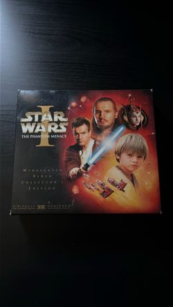 Star Wars the phantom menace collectors editions vhs