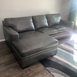 Leather Sectional 