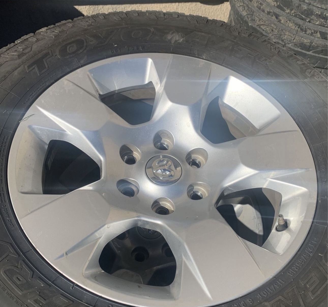 2019 ram 18" stock wheels