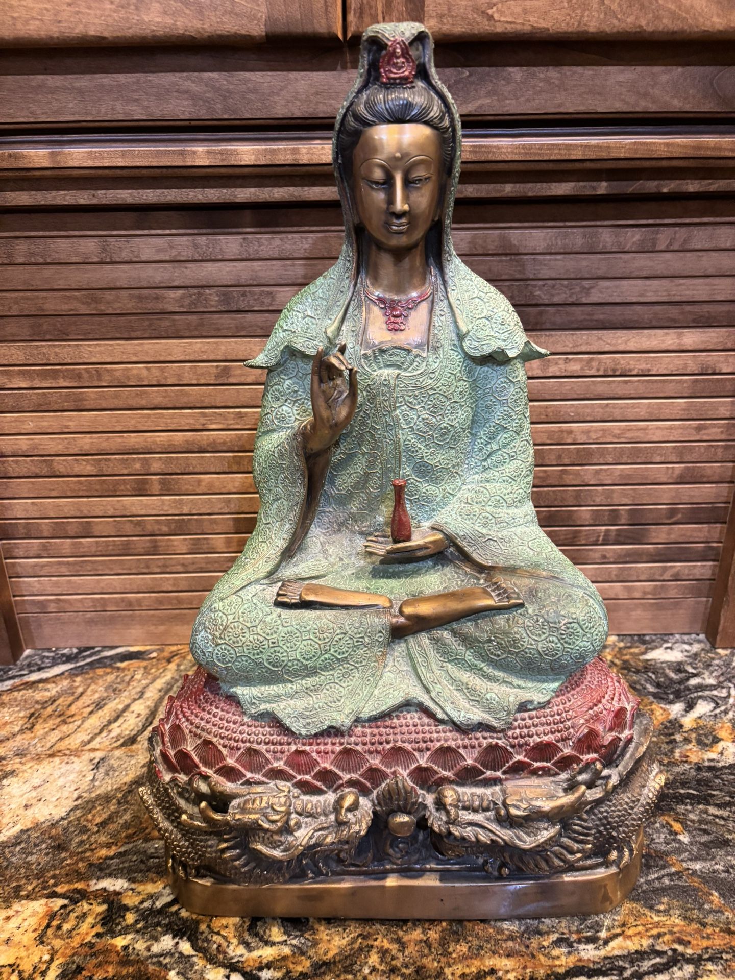 Bronze Kuan Yin Statue