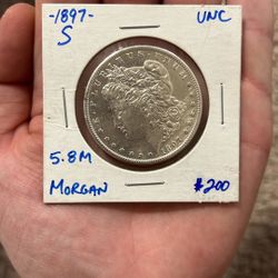 Silver Morgan 1897
