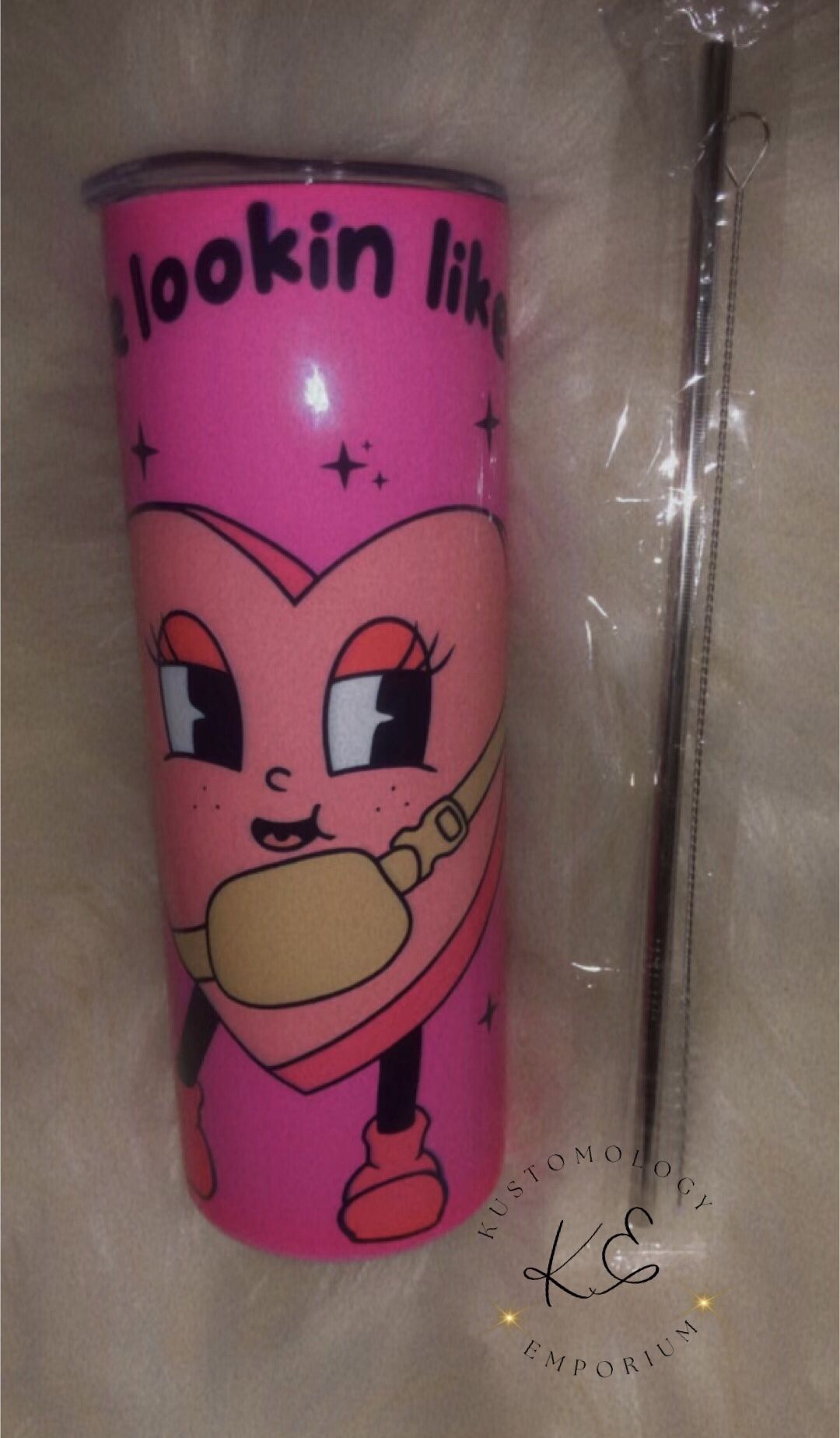 “looking Like A Snack” Custom Tumbler