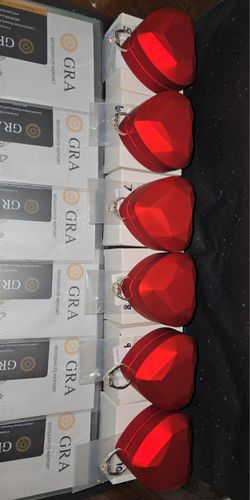 Moissanite Heart Rings Sterling Silver 925 GRA Report Included With Ring Box