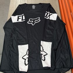 Fox Racing 180 Motocross Jersey XXXXL Black White Long Sleeve
