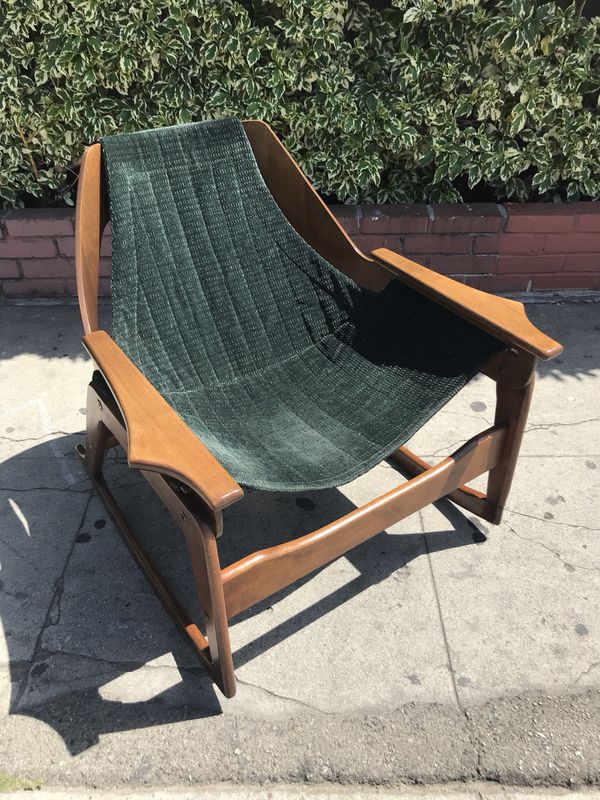 Mid Century Rocking Chair By Jerry Johnson For Sale In Los