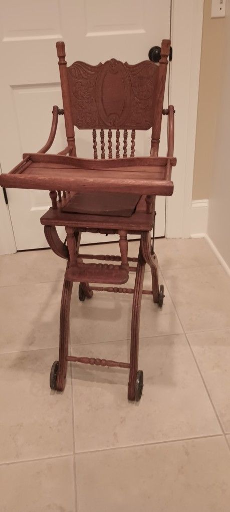Antique High - Low Chair