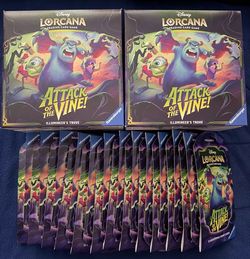 Disney Lorcana: Attack of the Vine! Illumineer's Trove & Sleeves