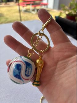 FIFA 2026 keychain with World Cup
