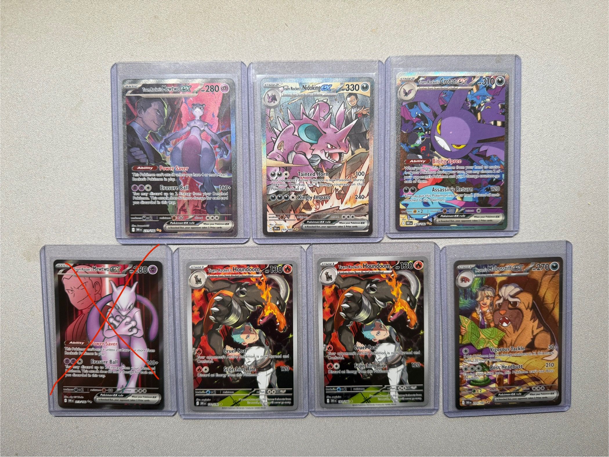 Pokemon Destined Rivals Mewtwo SIR/IR/UR