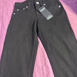 Authentic True religion jeans size 10 red stitching style Rick relaxed straight