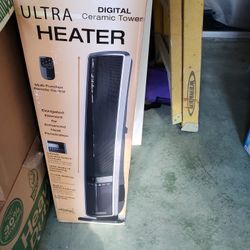 Electric Digital Heater. Floor Height. Over 26 In Tall. Like New