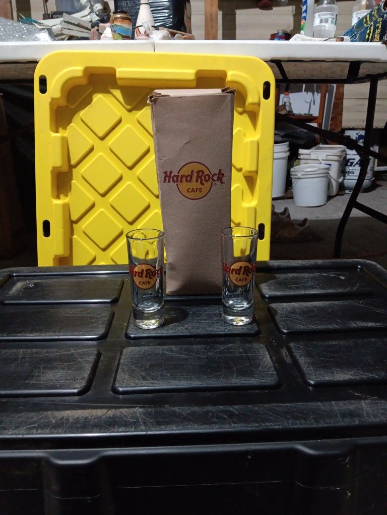 Hard Rock Cafe Hurricane Glasses