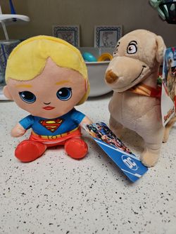 Supergirl and Krypto plush