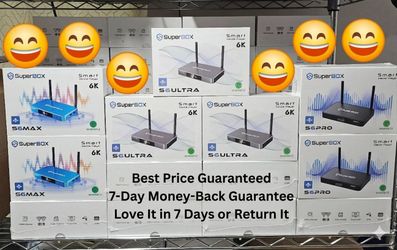 SUPERBOX Superbox SUPERBOX Superbox S6 Pro Max Ultra SUPERBOX Superbox S7 Pro Max Ultra Vseebox Vsee Vsee Box V6 Max V6 Plus  💥💥 Brand New