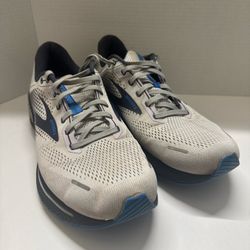 Brooks Adrenaline GTS 22 Running Shoes Mens Size 13 MD Gray Black Mesh Sneakers