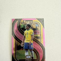 Endrick Pink Prizm Select 2024–25 FIFA Brazil SP Real Madrid Phenom