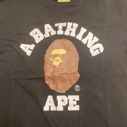bape brown ape shirt