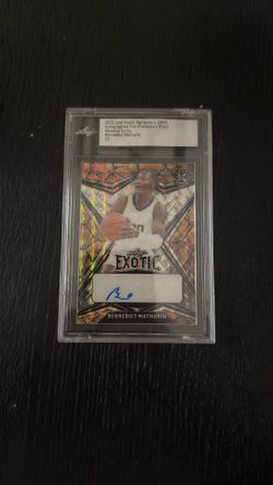 2022 Leaf Benedict Mathurin 1/1 Autograph Mosaics Turtle