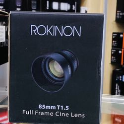Rokinon 85mm T1.5 Canon RF Mount