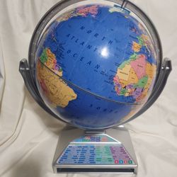 Intelliglobe Replogie Electronic Interactive Educational World Discovery Globe