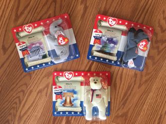 Beanie Babies American Trio
