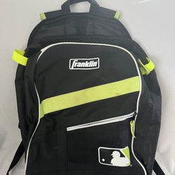 Franklin Green/Black Sports Youth MLB Baseball Bag 
