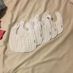 Set Of 5 Baby Bibs