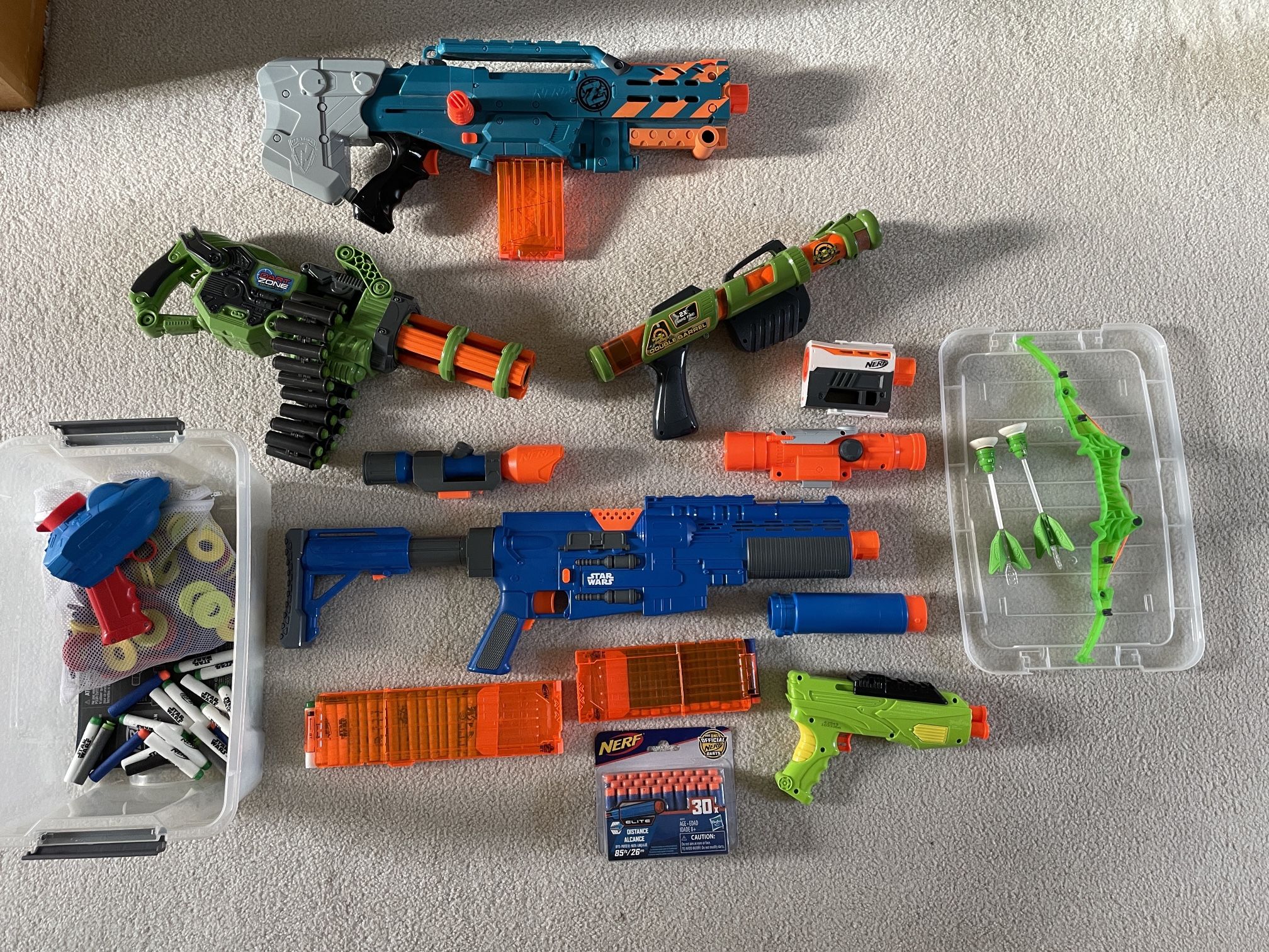 Lots of Nerf Guns