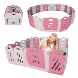 ($80 Each) LOVMOR 20and2 Panel Baby Playpen Foldable Playard for Baby