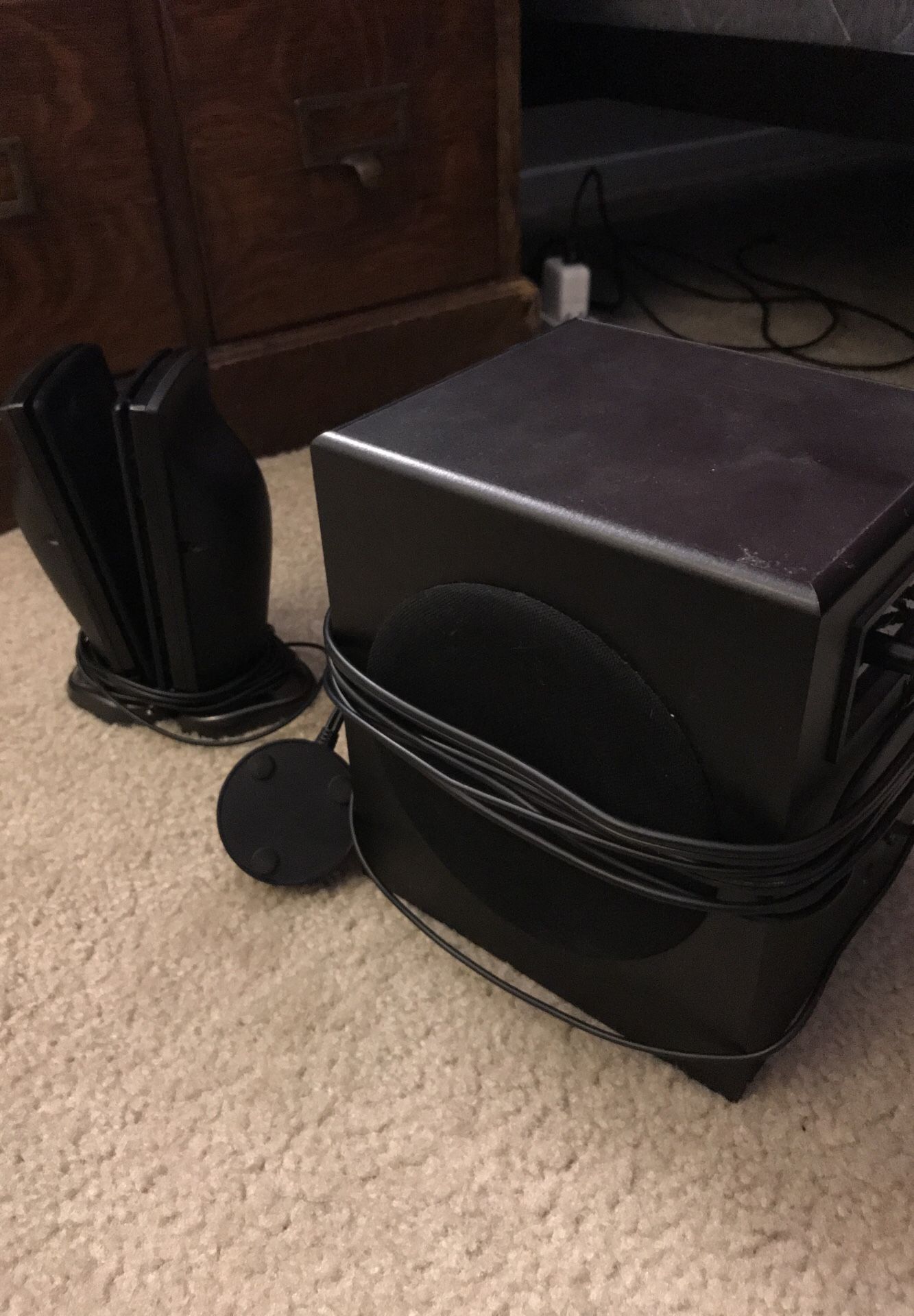 Gigaware subwoofer and speakers