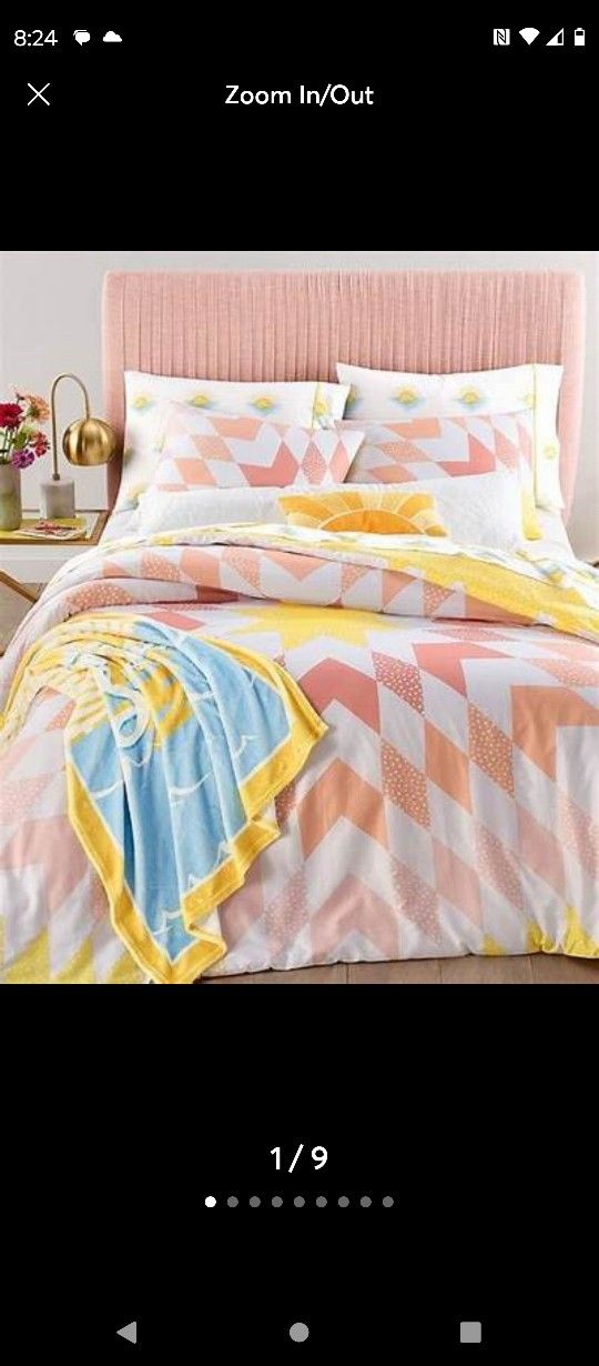 WHIM BY MARTHA STEWART COLLECTION
Sunburst 3-Pc. Reversible 100% Cotton Full/Queen Comforter Set, Created for Macy's