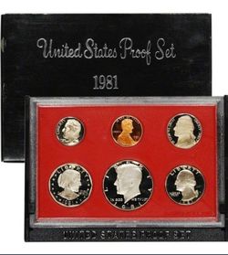 1981S US Mint Proof Set in OGP
