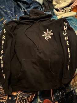 The Hundreds x Brain Vomit Black Hoodie M