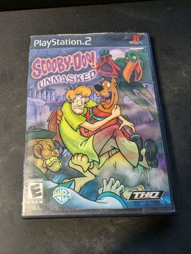 Scooby-Doo! Unmasked PS2, Manual, Case, Disc, Works