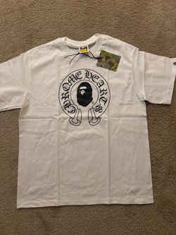 BAPE x Chrome Hearts Collab White T-Shirt