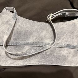 Shoulder Bag Blue Denim 