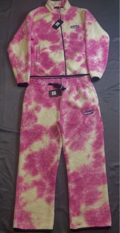 SINCLAIR "COZY" SWEATSUIT PINK TIE DYE  BRAND NEW  SIZE XXL