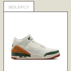 Nike Air Jordan 3 Retro SP × SoleFly Size 13