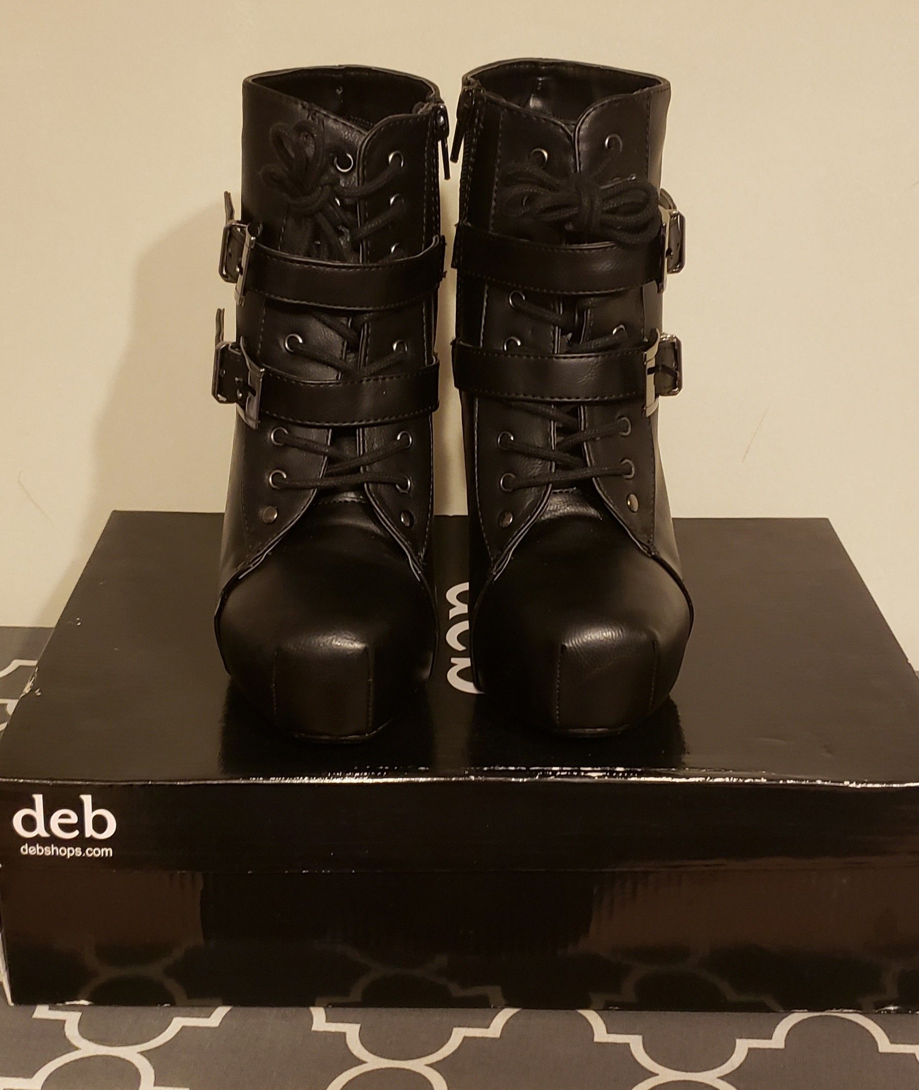 Black boots