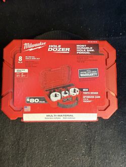 Milwaukee 8pc Hole Dozer