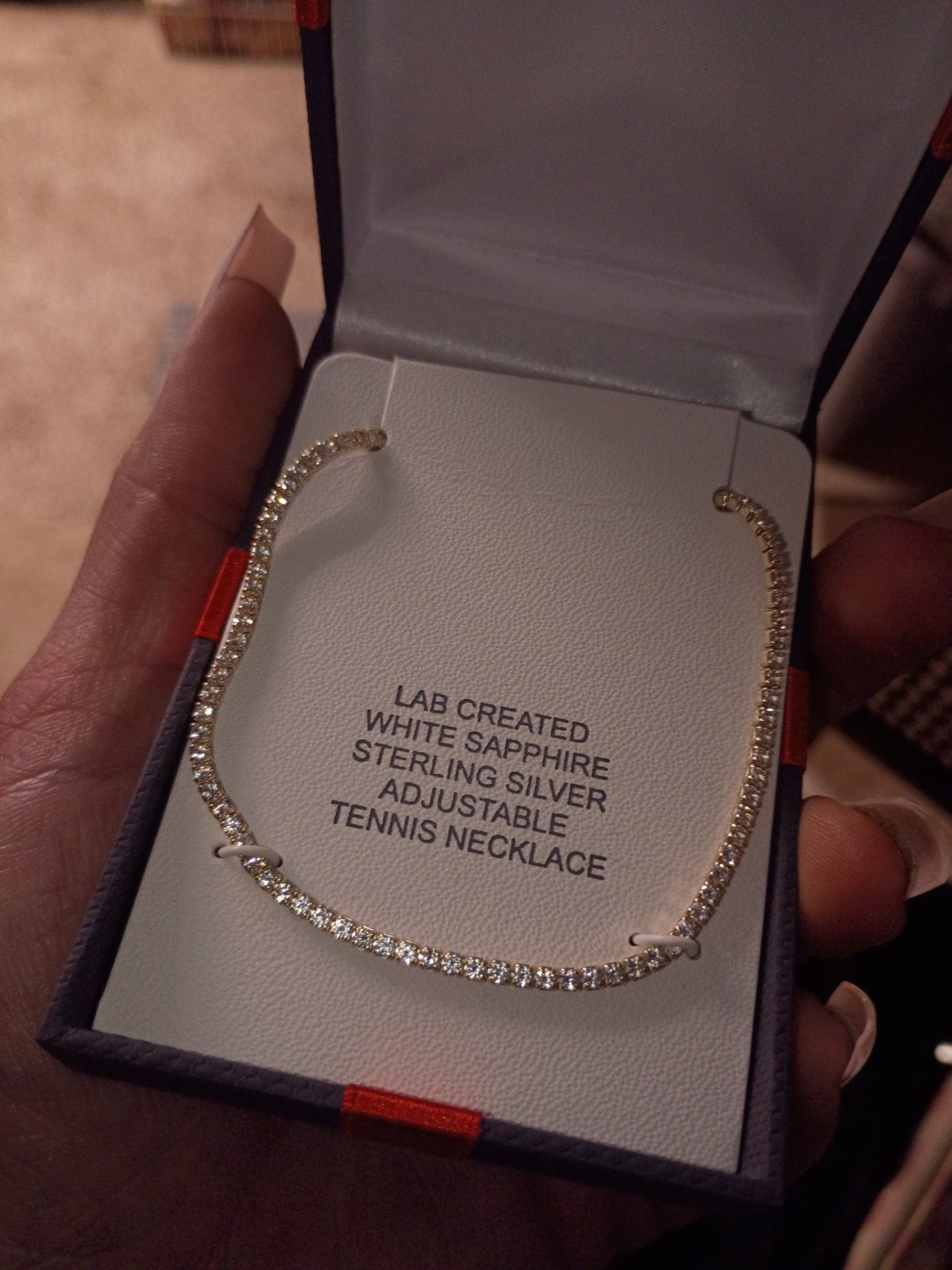 Lab Created White Sapphire Jewelry