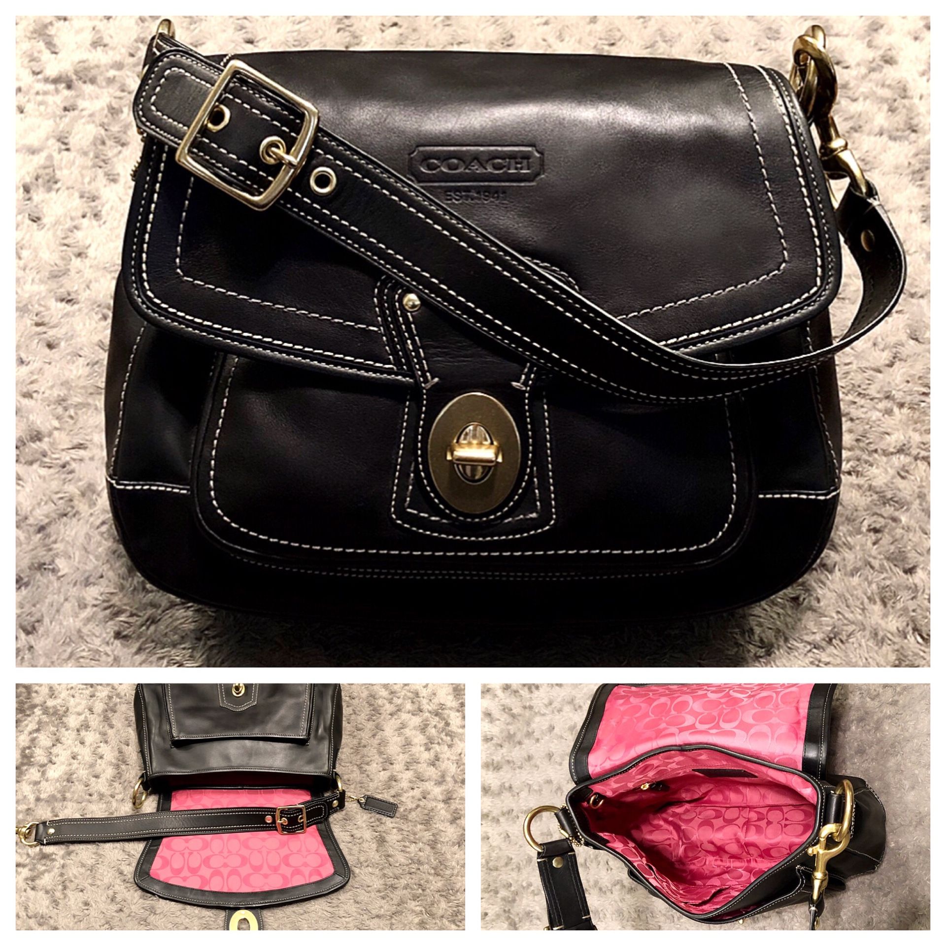 Coach Legacy Ali hobo Bag 65th paid $418 Like new! Excellent condition no signs of wear! Anniversary Legacy Ali Bag #G0869-F12854 Leather Black Antiq