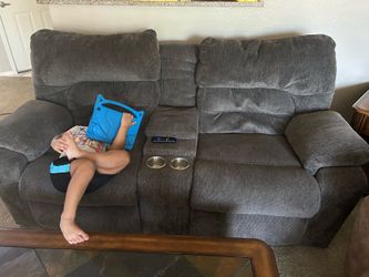 Reclining double couch