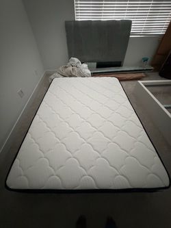 Bed + Bed Frame (Queen Size)