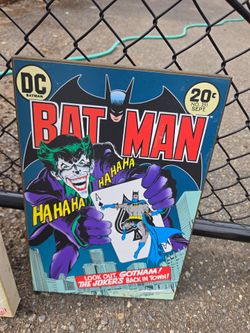 Classic DC Comics Batman #251 Wall Art Sign - The Joker