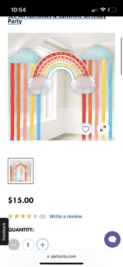 Rainbow Decorations Kid Party