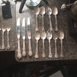 1899 Gorham Buttercup Sterling Silver Flatware 