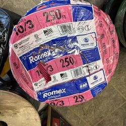 New Romex Wire 10/3 250ft 