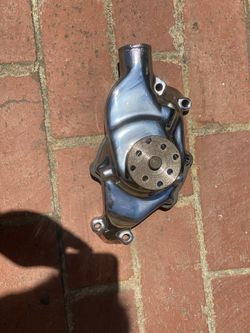 Chevy chrome water pump