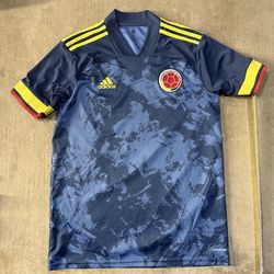 Blue Adidas Colombia football jersey size medium